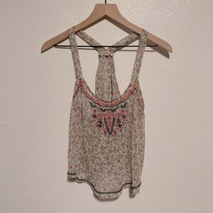 Sheer swing tank top